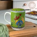 Ver imagem 2 de Caneca Mug com Infusor Verde 350ml ? Cocoricó