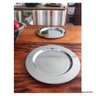 Kit 4 Peças Sousplat Redondo 33Cm Aço Inox Mimo Style - 3