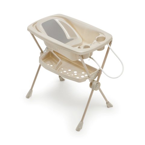 Kit Banheira de Bebê Acqua Premium com Suporte e Apoiador Pérola Galzerano