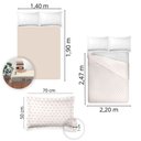 Ver imagem 4 de Jogo de Cama Casal Algodão 300 Fios 4 Peças Estampa Moderna