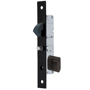 Fechadura Porta de Correr Bico de Papagaio 815z (400/50) 15mm Preto Fosco Papaiz