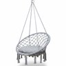 Rede Cadeira Balanço Suspensa Algodao Reforçada Confortavel Resistente Teto Casa Varanda Quintal Are - 1
