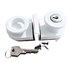 Fechadura de Envidraçamento de Sacada Vidro 10 mm Branco - 2