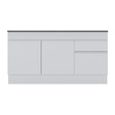 Ver imagem 3 de Balcão Cozinha Gabinete Pia 150cm com Rodapé 3 Portas 1 Gaveta Veneza Multimóveis V2115 Branco