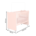 Ver imagem 2 de Jogo Quarto Infantil Los Angeles Rosa Acetinado