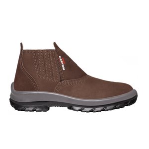 Botina TP096 S/Bico Nobuck Cafe Bidensidade Cartom - 38