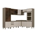 Ver imagem 2 de Cozinha Completa Connect 16 Portas 2 Gavetas 100% MDF com Vidro Duna/Cristal - Henn