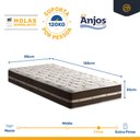 Ver imagem 5 de Cama Box com Colchão de Molas Anjos Classic Pocket + Auxiliar de Espuma Unique Solteiro 88cm