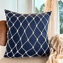 Ver imagem 1 de Capa para Almofada Quadrada - Macramê Almofadas Estilo