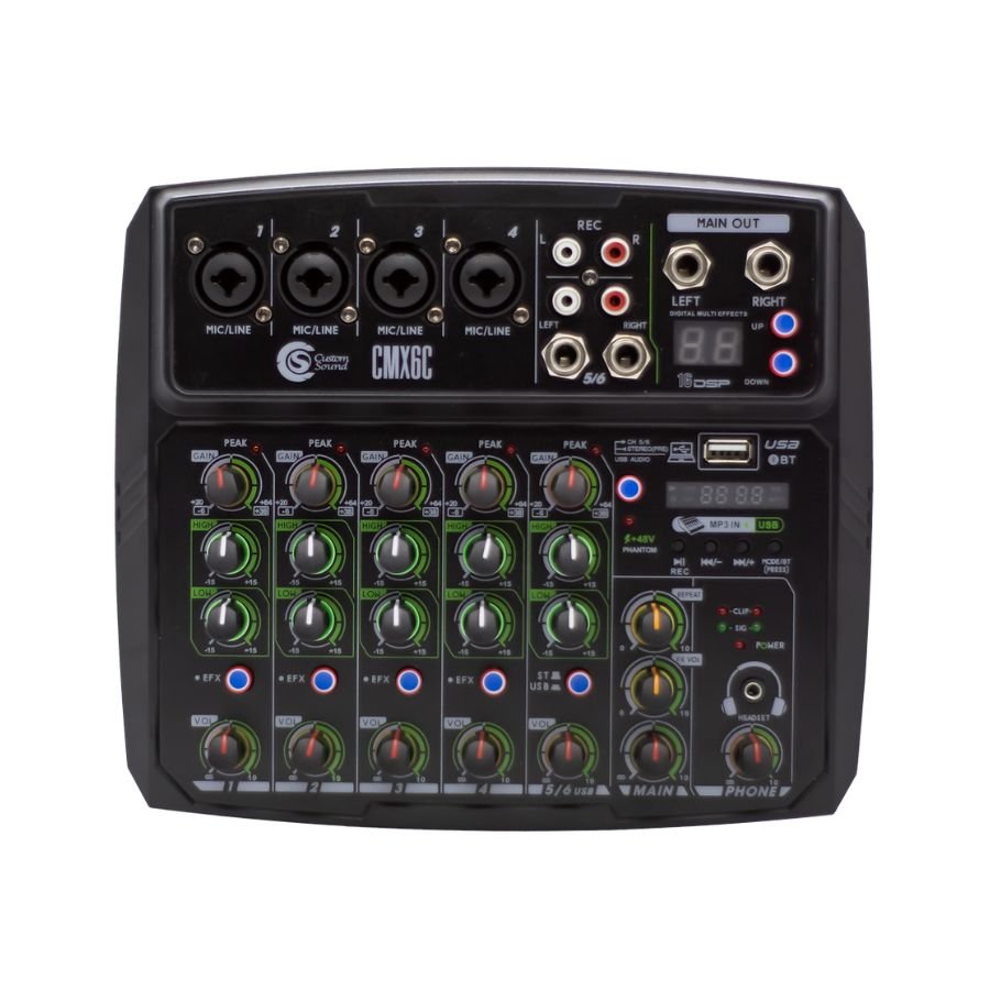 Mixer Cmx 6c - Bk Custom Sound - 1