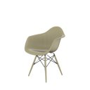 Ver imagem 1 de Cadeira para Sala de Jantar Arm Dsw Inj Bege/Fendi