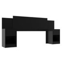 Ver imagem 2 de Cabeceira de Casal Sublime 2 Gavetas 2 Nichos