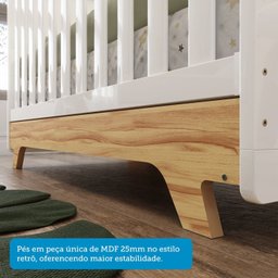 Berço Mini Cama 100% Mdf Retrô - 12