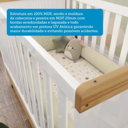 Berço Mini Cama 100% Mdf Retrô - 8