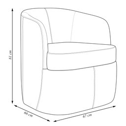 Kit 2 Poltronas Decorativas Design Moderno Bel Sala de Estar Base Giratória Linho Cinza G33 - Gran B - 4 Kit 2 Poltronas Decorativas Design Moderno Bel Sala de Estar Base Giratória Linho Cinza G33 - Gran B - 4