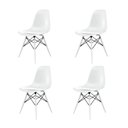 Ver imagem 1 de Conjunto com 4 Cadeiras para Sala de Jantar Eames Pp Dsw Inj