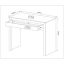 Ver imagem 3 de Escrivaninha Multimóveis CR25017 Nogal