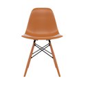 Ver imagem 4 de Conjunto 2 Cadeiras Jantar Eames Polipropileno Dsw Laranja/Terracota