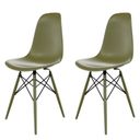 Ver imagem 2 de Conjunto com 2 Cadeiras para Sala de Jantar Eames Pp Dsw Inj