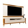Rack para Tv até 75 Polegadas 2 Pt 2 Gv Morgan Off White e Cedro Naturale 220cm - 2