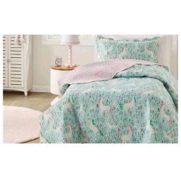 Cobre Leito Dupla Face Infantil Solteiro 2pçs Estampado:azul Claro - 2
