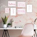 Ver imagem 2 de Quadros Placas Mdf 6mm Sala Moderna Frosa Quarto 5 Un 29x20