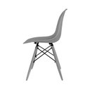 Ver imagem 3 de Conjunto com 2 Cadeiras para Sala de Jantar Eames PP Dsw Inj Cinza/Konkret