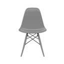Ver imagem 2 de Conjunto com 2 Cadeiras para Sala de Jantar Eames PP Dsw Inj Cinza/Konkret