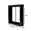 Ver imagem 3 de Vitro Maxxi Ar Quadrado com Grade para Proteção Aço - Vettoretti:preto