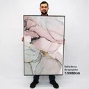 Ver imagem 2 de Quadro Decorativo em Canvas Abstrato Mármore Lux TaColado Borda Infinita 120 x 80cm