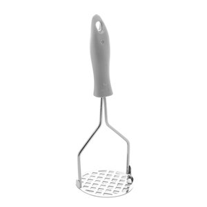 Amassador de Batatas de Aço Inox C/Cabo Plástico Cinza Lyor