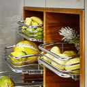 Ver imagem 2 de Gaveta Aço Inox Masutti Deslizante Corrediça Cozinha Fruteira Aramada Cozinha Multiuso