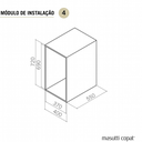Ver imagem 4 de Gaveta Aço Inox Masutti Deslizante Corrediça Cozinha Fruteira Aramada Cozinha Multiuso