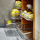 Ver imagem 3 de Gaveta Aço Inox Masutti Deslizante Corrediça Cozinha Fruteira Aramada Cozinha Multiuso