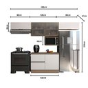 Ver imagem 2 de Cozinha Moderna Etna com Tampo 280cm 5 Peças Poliman Móveis