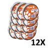 Kit 12 Fita Isolante Retardante Chamas 18mmx20m Tigre - 1