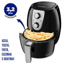 Ver imagem 2 de Fritadeira Elétrica Air Fryer Pratic Af-34 3,2 Litros 1200w Mondial