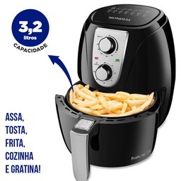 Fritadeira Elétrica Air Fryer Pratic Af-34 3,2 Litros 1200w Mondial - 2