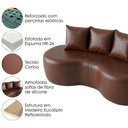 Ver imagem 6 de Sofá Ibiza 2 Lugares Orgânico 160cm Malbec em Corino Dmonegatto