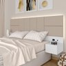 Cabeceira Suspensa Cama Queen com Led Malibu - M. Arapongas - 1