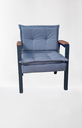 Ver imagem 4 de Poltrona Decorativa Fortaleza Gdecor- Tecido Linho Chumbo