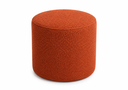 Ver imagem 1 de Puff Redondo Bouclé Terracota/ Ocre 34x36 cm