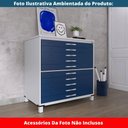 Ver imagem 6 de Mapoteca 10 Gavetas Pandin 120cm (larg) Inmetro Tampo Mdp Cinza