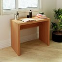 Ver imagem 6 de Mesa para Escritório Escrivaninha 90 Cm Amêndoa