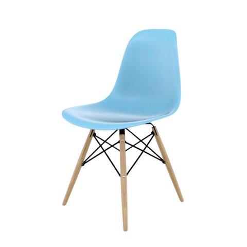 Cadeira Infantil PP 55,5cm Eames Azul