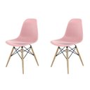 Ver imagem 1 de Conjunto com 2 Cadeiras Infantil PP 55,5cm Eames Rosa