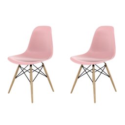 Conjunto com 2 Cadeiras Infantil Pp 55,5cm Eames  - 1
