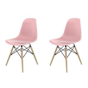 Conjunto com 2 Cadeiras Infantil Pp 55,5cm Eames 