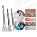 Ver mais imagens de Conjunto Talhadeira e Ponteira de Martelete Fbg Tools 3 Un