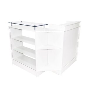 Balcão Lzinho  Vitrine Branco - Deep